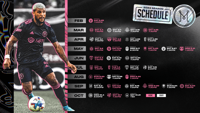 Jadwal Pertandingan Inter Miami di MLS