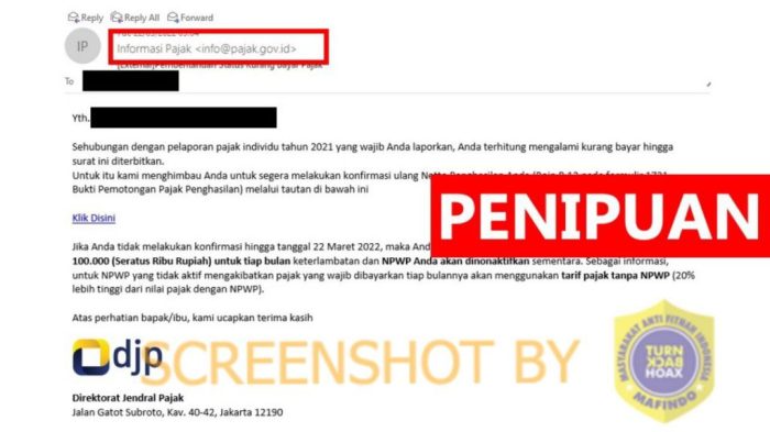 Ini Penjelasan DJP Soal Dugaan Kebocoran Data Wajib Pajak