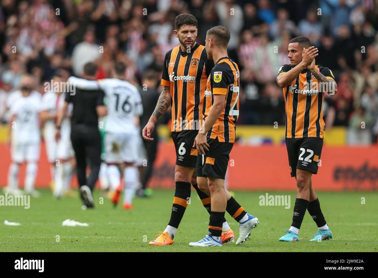 Hasil pertandingan Hull City vs Sheffield United tahun ini