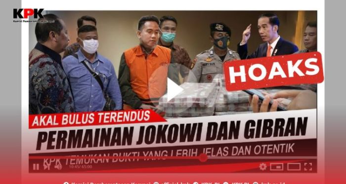 Konten Video Hoaks Sasar Gibran Rakabuming Raka, Simak