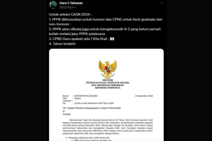 CHUTOGEL - Langkah Cek Pengumuman Seleksi Administrasi PPPK 2024