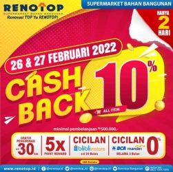 Promo CHUTOGEL Cashback untuk Setiap Transaksi