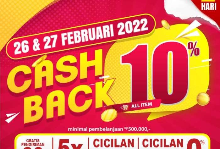 Promo CHUTOGEL Cashback untuk Setiap Transaksi